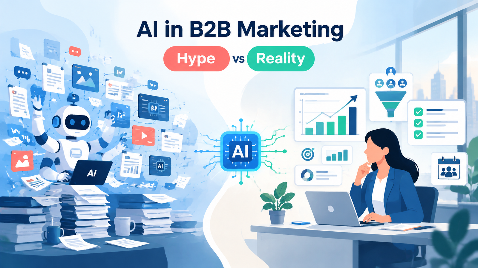 AI in B2B Marketing- Whats Hype and Whats Real